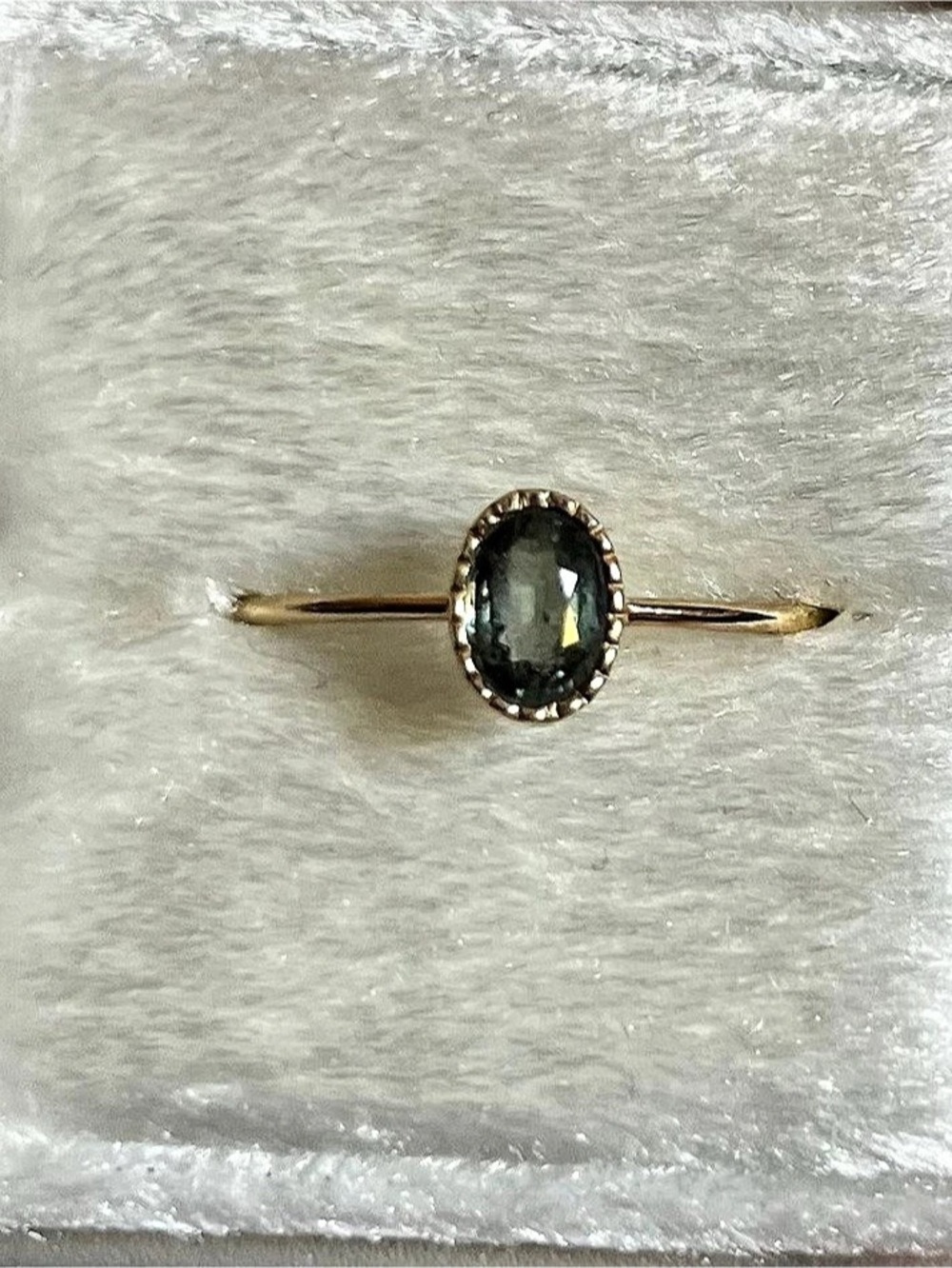 Jennie kwon sapphire wisp ring